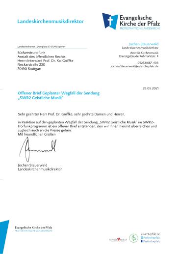 Titel Offener Brief SWR2