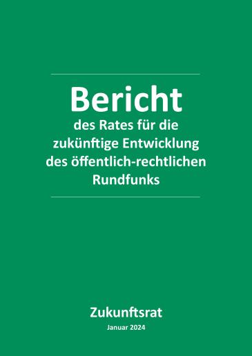 Cover des Berichts