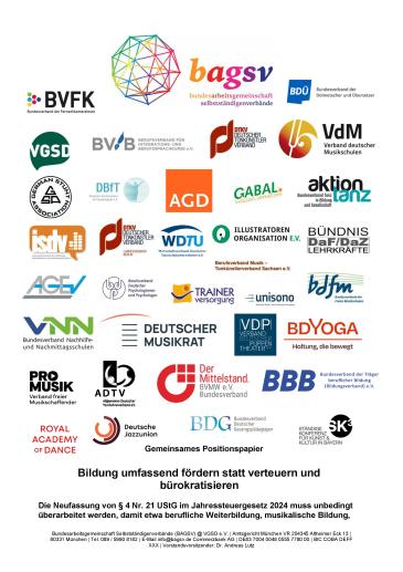 Positionspapier Jahressteuergesetz 2024