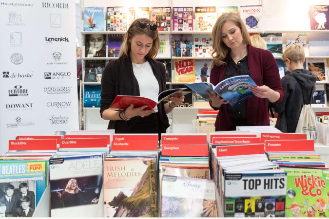Noten für Popmusik bei der Leipziger Buchmesse