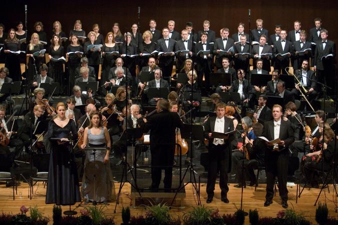 Cappella Coloniensis  bei den Tagen Alter Musik in Herne 2006 (im Hintergrund ChorWerk Ruhr)er Musik in Herne 2006