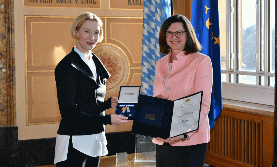 Joana Mallwitz und Ilse Aigner