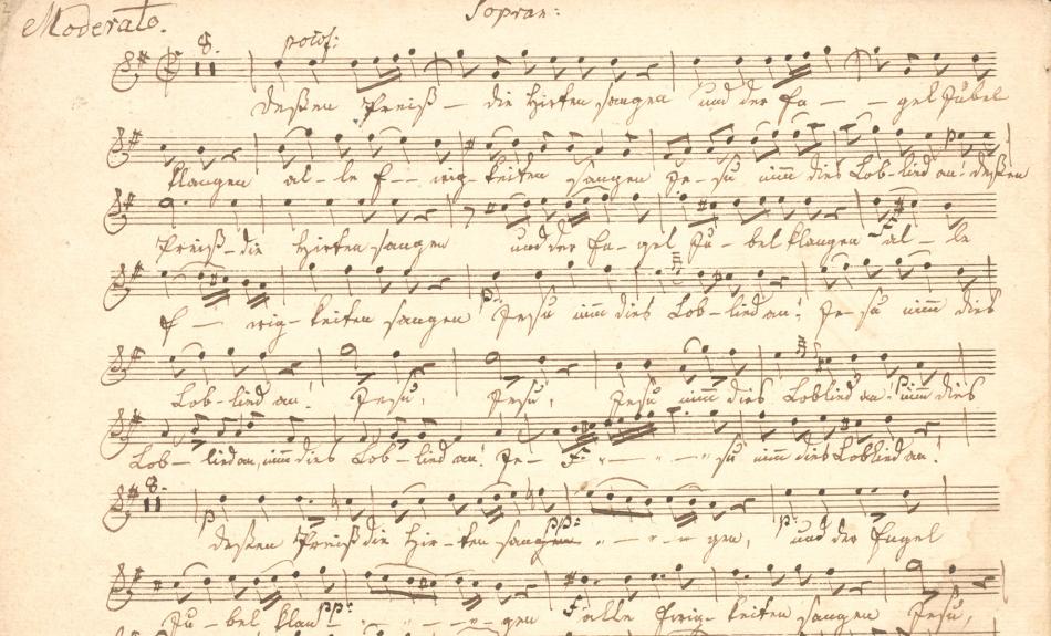 Noten von Johann Christoph Friedrich Bach, Die Kindheit Jesu, 1790