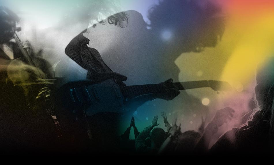 Zusammenschnitt Motive von Musikfestivals