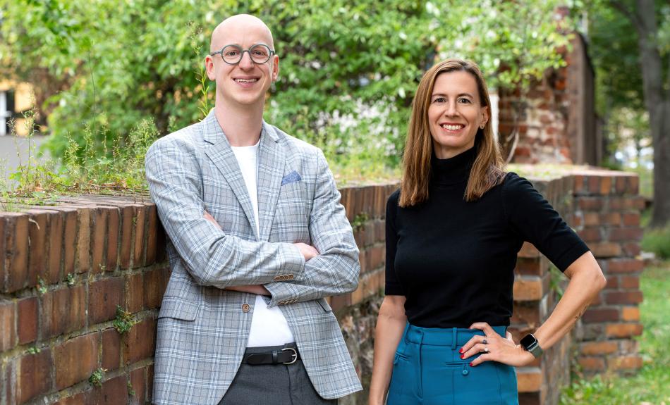 Robin Olshausen und Julia Hofmann