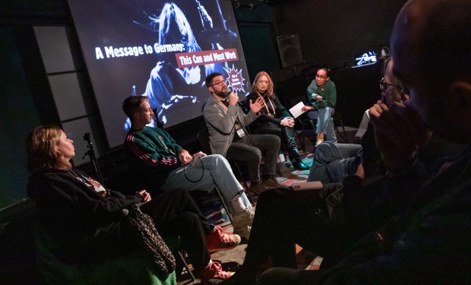 Panel zum Live Music Fund Germany auf der Konferenz STADT NACH ACHT