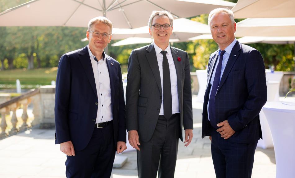 Daniel Günther, Christian Kuhnt und Matthias Boxberger