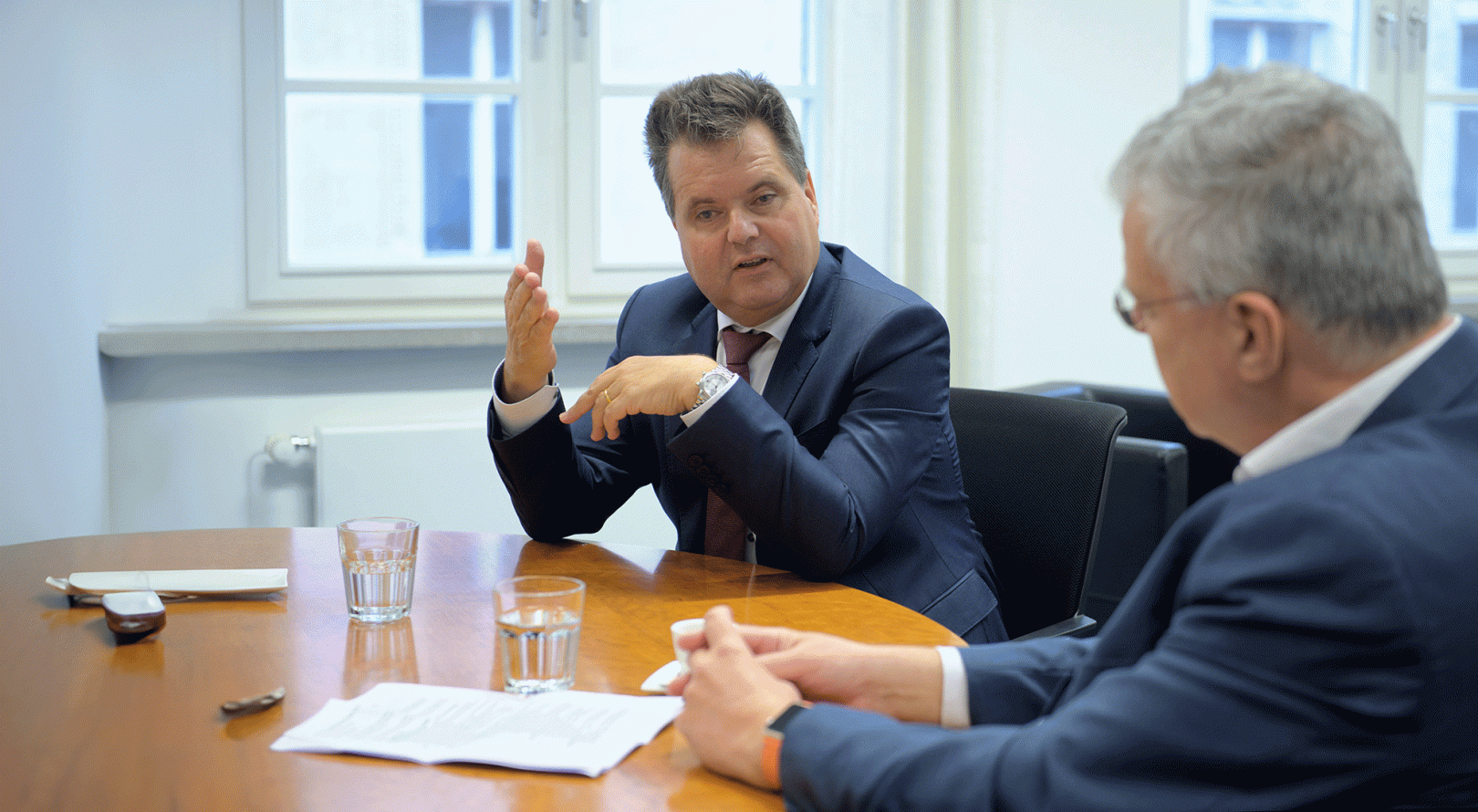 Jügen Dusel und Christian Höppner