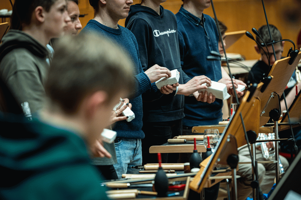 Probe in der Kölner Philharmonie