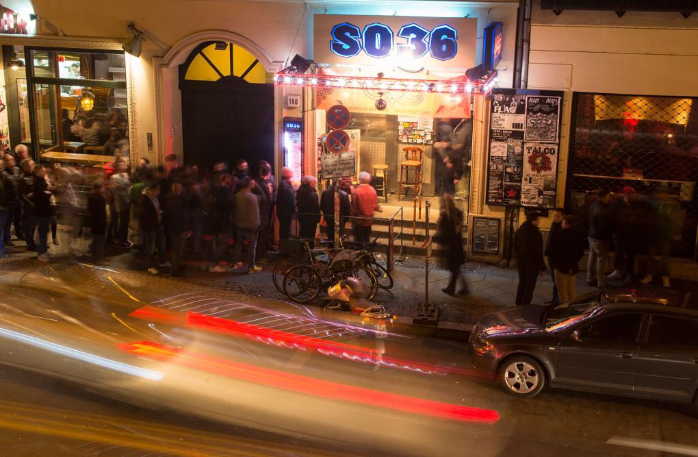 Eingang des Clubs SO36 in Berlin-Kreuzberg