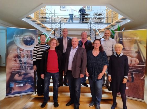 Das am 4. November 2023 gewählte Präsidium des Landesmusikrats Thüringen