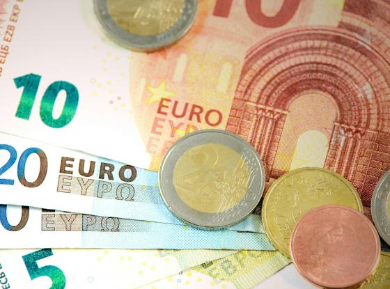 Euromünzen und -scheine