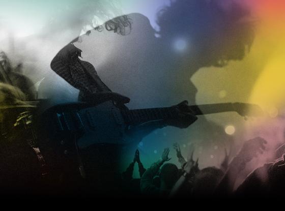 Zusammenschnitt Motive von Musikfestivals