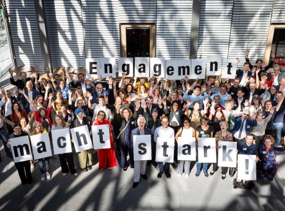 BMCO-Geschäftsführer Lorenz Overbeck bei der Auftaktveranstaltung zur Woche des Bürgerschaftlichen Engagements in Berlin