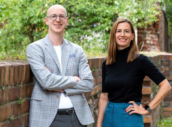 Robin Olshausen und Julia Hofmann